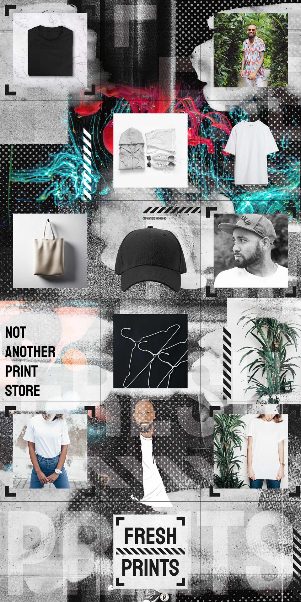 Fresh Prints Instagram Feed Design